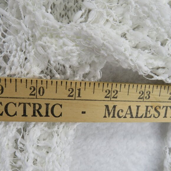 POL Sweater Womens Medium Open Knit Cardigan Lightweight Boho SMST323 - Picture 8 of 9